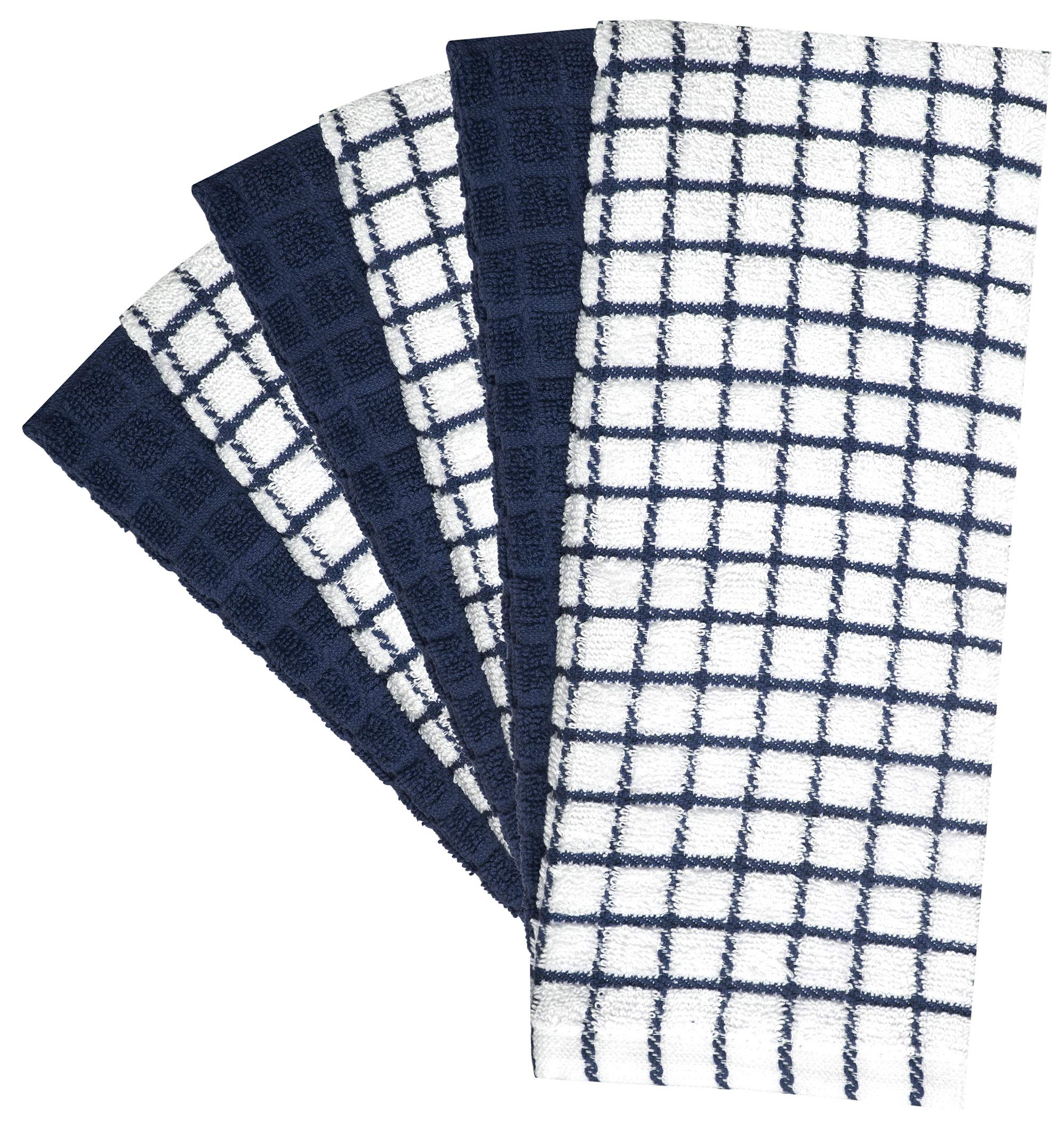 Amazon｜大型キッチンタオルセット 6枚パック 16インチ x 28インチ